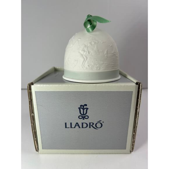 Lladró Collectors Society Summer Bell 1992 Porcelain Campana Verano #7614 Box - Picture 1 of 13